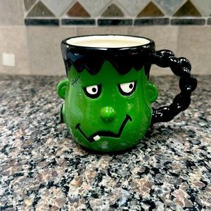 Frankenstein Halloween Mug by tabletops unlimited dishwasher safe and microwave